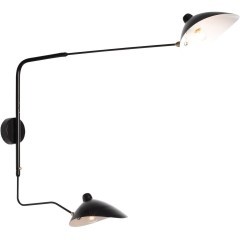 SL305.401.02 Светильник настенный ST-Luce Черный/Черный, Белый E27 2*60W SPRUZZO SL305.401.02 Светильник настенный ST-Luce Черный/Черный, Белый E27 2*60W SPRUZZO