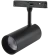 Crystal Lux CLT 0.33 003 12W BL 3CCT-SMART 1409/375 Черный магнитный трековый спот с CCT переключаемой цветовой температурой или SMART управлением (при исп. драйвера CLT 0.203 08/09 SMART), 12Вт 1020Лм 3000,4000,6000К 24° CRI90 48V