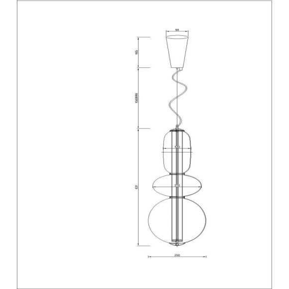 Подвесной светильник Vapor 4254-3P Подвесной светильник Vapor 4254-3P
