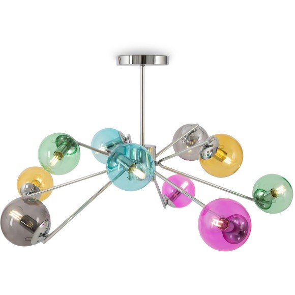 Люстра потолочная Freya FR5083PL-10CH Nancy под лампы 10xE14 40W