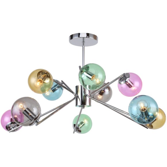 Люстра потолочная Freya FR5083PL-10CH Nancy под лампы 10xE14 40W