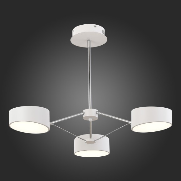 SLE6005-502-03 Светильник потолочный Белый, Хром/Белый LED 3*10W VALLE SLE6005-502-03 Светильник потолочный Белый, Хром/Белый LED 3*10W VALLE