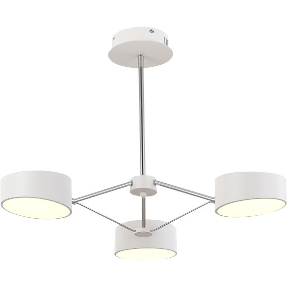 SLE6005-502-03 Светильник потолочный Белый, Хром/Белый LED 3*10W VALLE SLE6005-502-03 Светильник потолочный Белый, Хром/Белый LED 3*10W VALLE