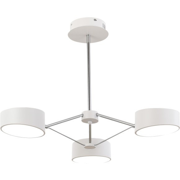 SLE6005-502-03 Светильник потолочный Белый, Хром/Белый LED 3*10W VALLE SLE6005-502-03 Светильник потолочный Белый, Хром/Белый LED 3*10W VALLE