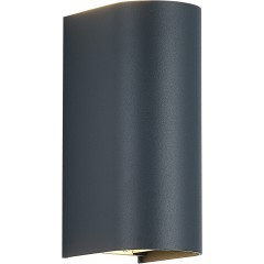 SL9516.701.01 Светильник уличный настенный ST-Luce серый/серый LED 1*10W 3000K/4000K/6500K BUST SL9516.701.01 Светильник уличный настенный ST-Luce серый/серый LED 1*10W 3000K/4000K/6500K BUST