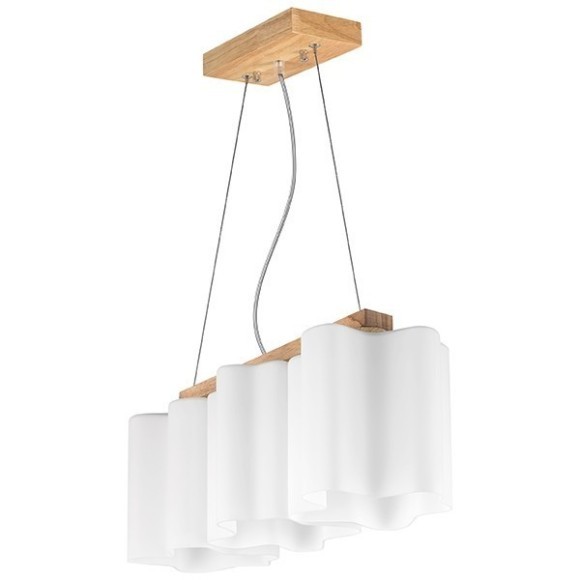 Подвесной светильник с 3 лампами Lightstar 802135 Nubi legno под лампы 3xE27 120W