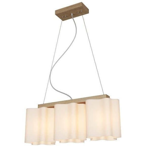 Подвесной светильник с 3 лампами Lightstar 802135 Nubi legno под лампы 3xE27 120W