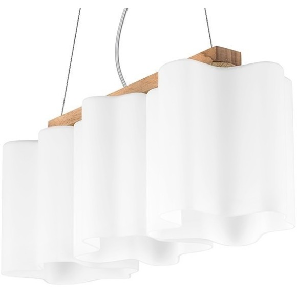 Подвесной светильник с 3 лампами Lightstar 802135 Nubi legno под лампы 3xE27 120W