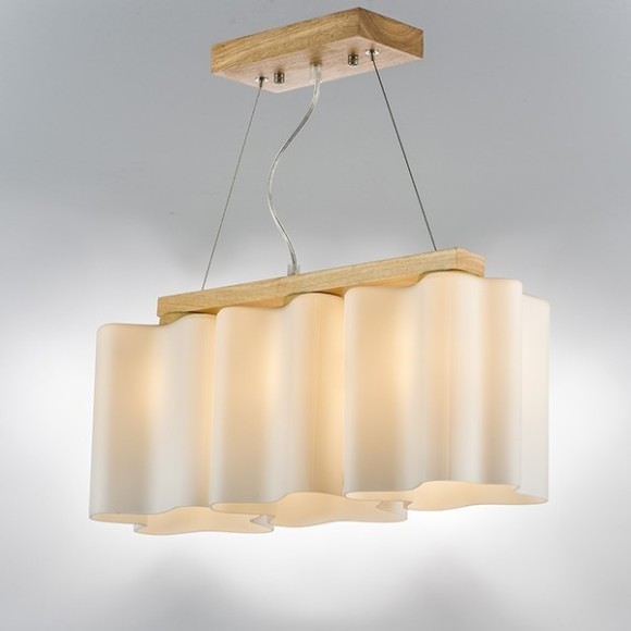 Подвесной светильник с 3 лампами Lightstar 802135 Nubi legno под лампы 3xE27 120W
