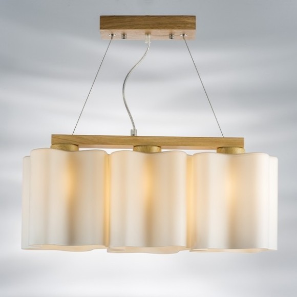 Подвесной светильник с 3 лампами Lightstar 802135 Nubi legno под лампы 3xE27 120W