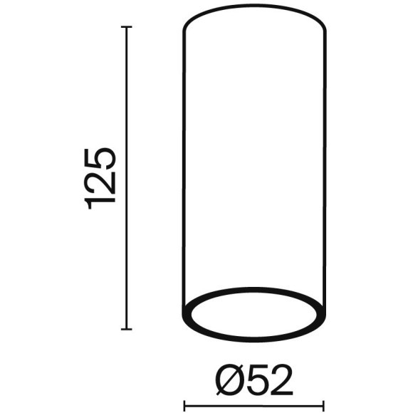 Потолочный светильник Technical C056CL-L12W4K-W-D-W