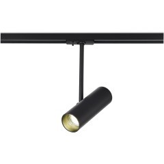 ST381.406.01 Св-к трек. Черный GU10 1*50W IP20 DxH- 220V Без ламп Однофазная трековая система ST381.406.01 Св-к трек. Черный GU10 1*50W IP20 DxH- 220V Без ламп Однофазная трековая система