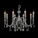 Люстра Crystal Lux MERCEDES SP8 CHROME/SMOKE Люстра Crystal Lux MERCEDES SP8 CHROME/SMOKE
