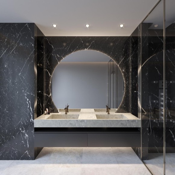 Светильник встраиваемый влагозащищенный с переключателем цв.температуры IP44 LED 10W 220-240V 3000/4000/6000K 750Лм Novotech LARGO 359434