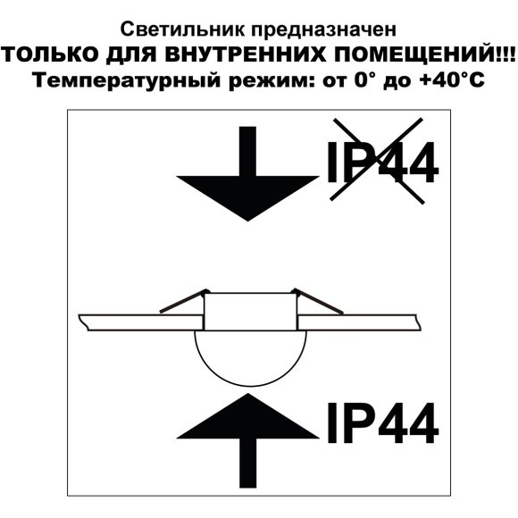 Светильник встраиваемый влагозащищенный с переключателем цв.температуры IP44 LED 10W 220-240V 3000/4000/6000K 750Лм Novotech LARGO 359434