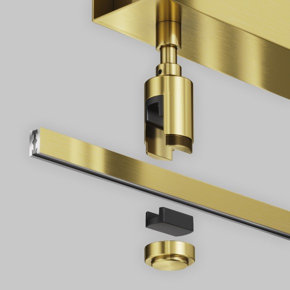 Потолочное основание отступное Short с возм. исп. блока питания в нем Maytoni Flarity TRA156C-BB1-BS