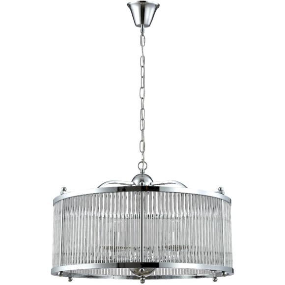 Люстра Crystal Lux TADEO SP6 D600 CHROME/TRANSPARENTE