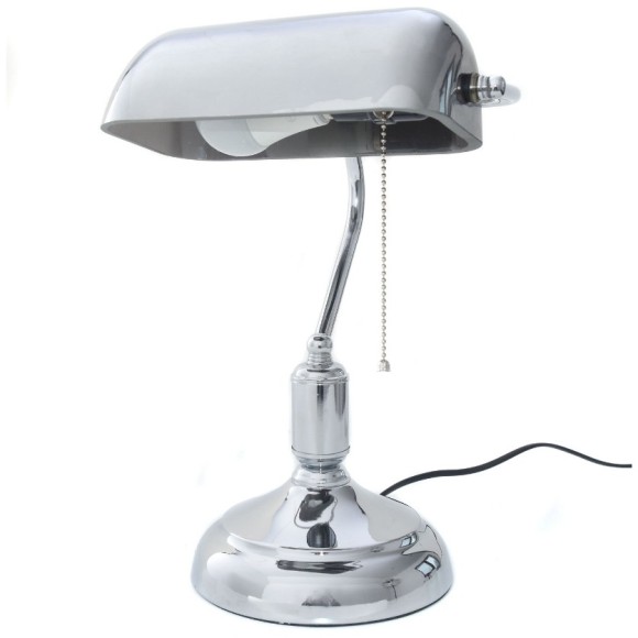 Настольная лампа Lumina Deco Banker LDT 305 CHR