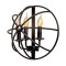 LOFT1192W Loft IT FOUCAULTS ORB коричневое настенное бра, 3 лампы E14, металл, IP20, 220В