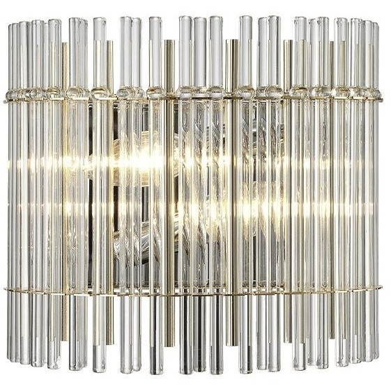 Бра Crystal Lux AURELIO AP2 GOLD+CHROME/TRANSPARENT