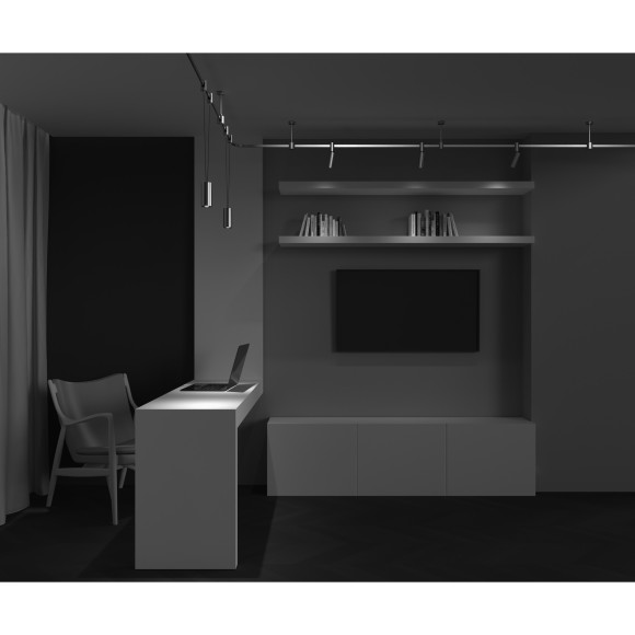 Трековый светильник Technical TR157-1-12W4K-BS