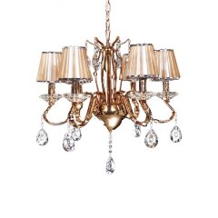 Подвесная люстра Finezzia LDP 9267-6 GD Подвесная люстра Finezzia LDP 9267-6 GD