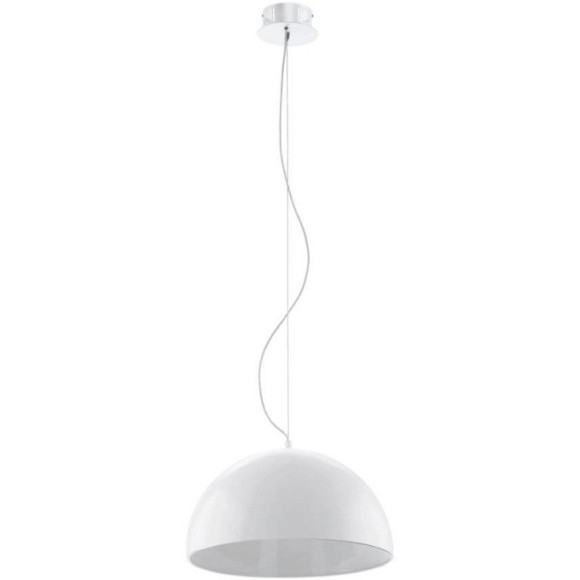 Белый подвесной светильник EGLO GAETANO 61313, встроенный LED 24Вт, 3000К, 2210Лм, угол рассеивания 80°, корпус сталь, рассеиватель пластик, диаметр 530 мм, высота 260 мм