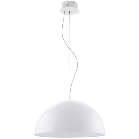 Белый подвесной светильник EGLO GAETANO 61313, встроенный LED 24Вт, 3000К, 2210Лм, угол рассеивания 80°, корпус сталь, рассеиватель пластик, диаметр 530 мм, высота 260 мм