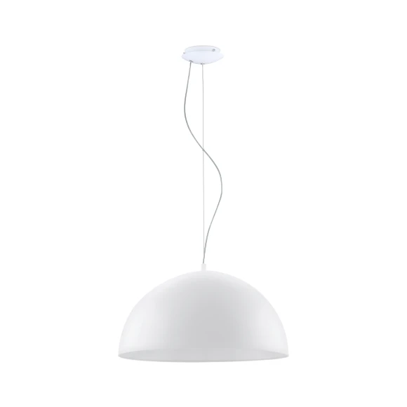 Белый подвесной светильник EGLO GAETANO 61313, встроенный LED 24Вт, 3000К, 2210Лм, угол рассеивания 80°, корпус сталь, рассеиватель пластик, диаметр 530 мм, высота 260 мм