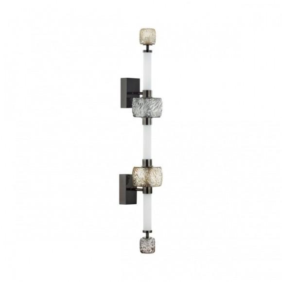 5427/34WL L-VISION ODL_EX24 21 черный хром/белый/дымчатый/коньячный/металл/стекло/акрил Бра LED 34W 3000K KLIFF