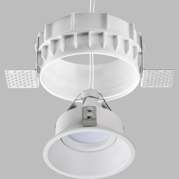 Комплект из светильника и рамки DOMINO ROUND MR16 БЕЛЫЙ Domino Lightstar G214606 Комплект из светильника и рамки DOMINO ROUND MR16 БЕЛЫЙ Domino Lightstar G214606