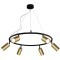 Светильник подвесной Crystal Lux CLT 015C6 D600 BL-GO