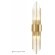 Бра Crystal Lux ATENTO AP2 BRASS/TRANSPARENTE