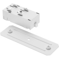 Соединитель питания прямой Smart 220V Denkirs TR2101-WH