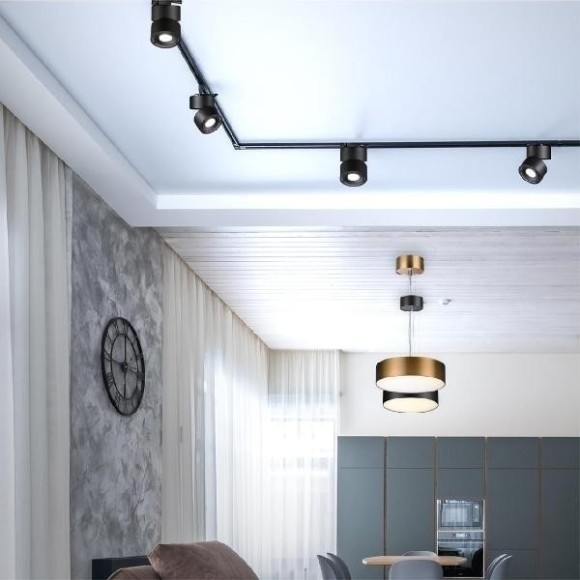 Трехжильный однофазный трековый светодиодный светильник Novotech GRODA 358777 1300лм 15Вт