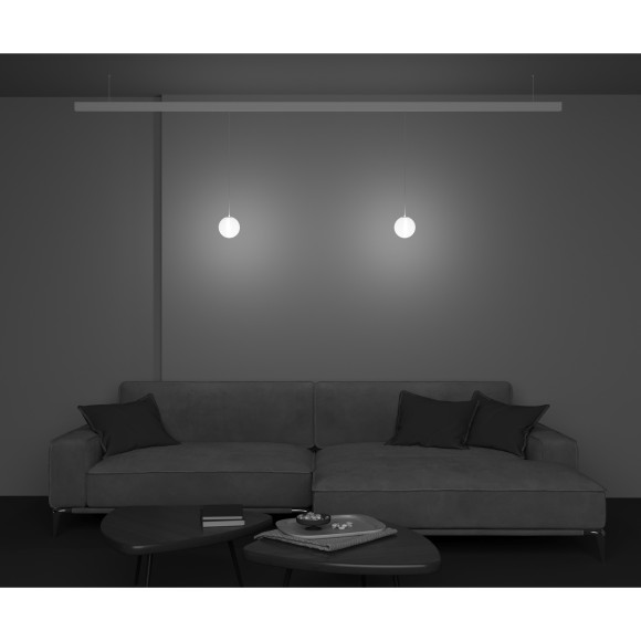 TR039-4-5W3K-WW-DS-W Трековый магнитный SMART (App, Bluetooth Mesh, Алиса) светодиодный светильник Maytoni Exility CRI90+ 2700-6000К 230Лм 360° 5Вт