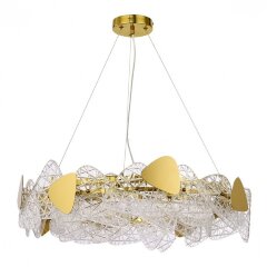 6582/8 NEOCLASSI LN24 золотой/прозрачный, золотой металл/стекло, металл Люстра подвесная E14 8*40W 220V QUEENY 6582/8 NEOCLASSI LN24 золотой/прозрачный, золотой металл/стекло, металл Люстра подвесная E14 8*40W 220V QUEENY