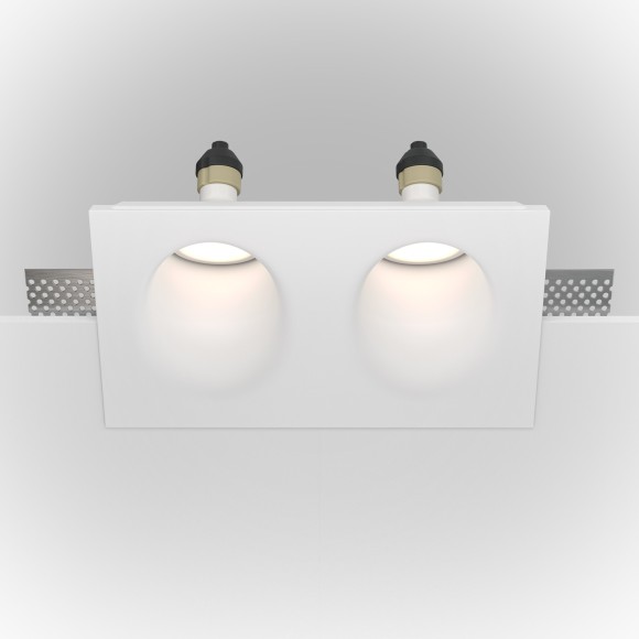 Гипсовый светильник под покраску Maytoni DL002-1-02-W Gyps Modern под лампы 2xGU10 35W Гипсовый светильник под покраску Maytoni DL002-1-02-W Gyps Modern под лампы 2xGU10 35W