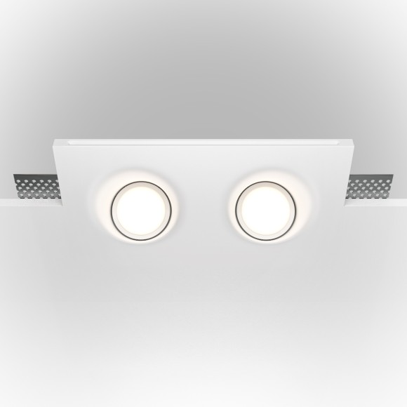 Гипсовый светильник под покраску Maytoni DL002-1-02-W Gyps Modern под лампы 2xGU10 35W Гипсовый светильник под покраску Maytoni DL002-1-02-W Gyps Modern под лампы 2xGU10 35W