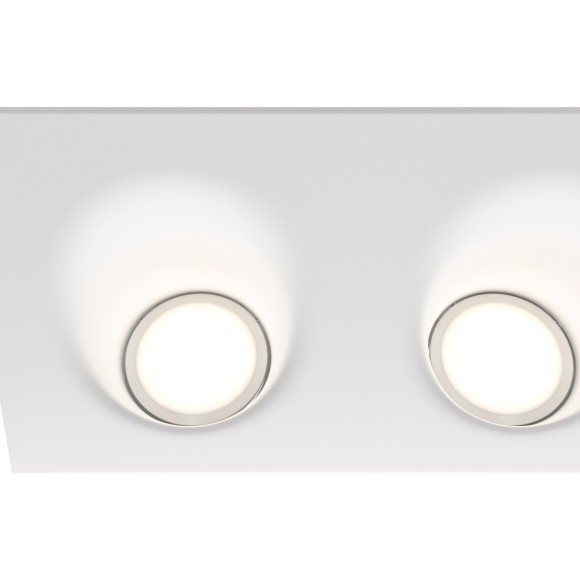 Гипсовый светильник под покраску Maytoni DL002-1-02-W Gyps Modern под лампы 2xGU10 35W Гипсовый светильник под покраску Maytoni DL002-1-02-W Gyps Modern под лампы 2xGU10 35W