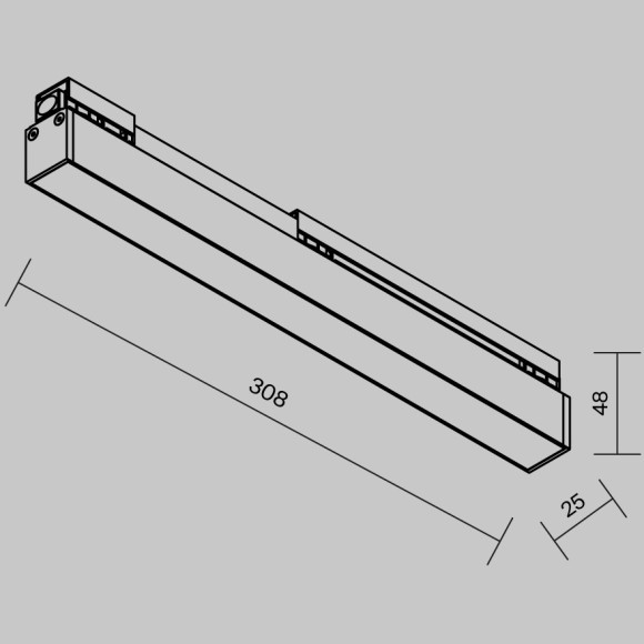 Уличный трековый светильник Maytoni Basis Exility IP 4000К 12Вт 120° O-TR02-1-S-12WB4K Уличный трековый светильник Maytoni Basis Exility IP 4000К 12Вт 120° O-TR02-1-S-12WB4K