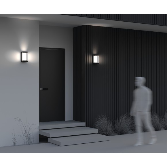 Уличный настенный светильник Maytoni O021WL-L10B4K Baker Street IP65 светодиодный LED 10W Уличный настенный светильник Maytoni O021WL-L10B4K Baker Street IP65 светодиодный LED 10W