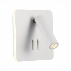 SL1586.531.01 Светильник настенный Белый LED 1*9W 3000K 624Lm Ra80  IP20 L-xW140xH140 170-240V Настенные светильники