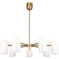 4619-7P, подвесная люстра, D750xH445/745, 7xG9x40W, excluded