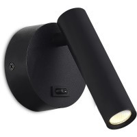 ST161.401.05 Светильник настенный ST-Luce Черный/Черный LED 1*5W 3000K Настенные светильники