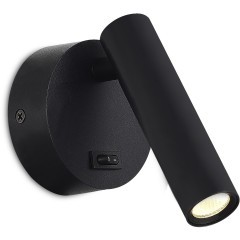 ST161.401.05 Светильник настенный ST-Luce Черный/Черный LED 1*5W 3000K Настенные светильники ST161.401.05 Светильник настенный ST-Luce Черный/Черный LED 1*5W 3000K Настенные светильники