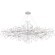 Люстра с 16 лампами E14 Crystal Lux REINA V2 SP12 L1500 SILVER PATINA 3582/312V