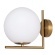 Бра Arte Lamp A1921AP-1AB Bolla-unica под лампу 1xE27 40W