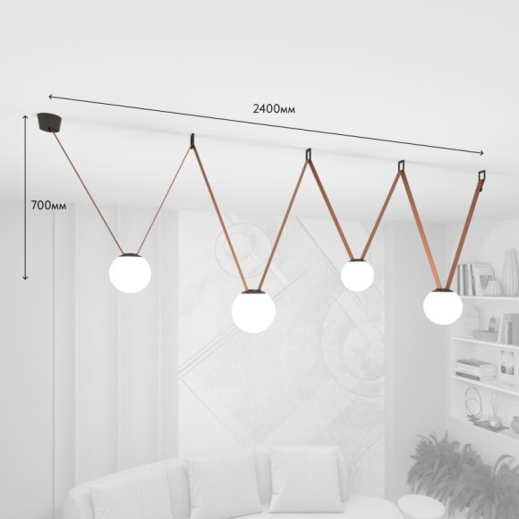 Готовая ременная трековая система Denkirs Belty DK55SET20-01-BR Готовая ременная трековая система Denkirs Belty DK55SET20-01-BR