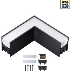 Светильник соединитель Novotech OVER «L» с переключ. цв. температуры IP20 LED Ra90 Lm560 8W 220-240V 3000К\4000К\6000К FATTO 359609